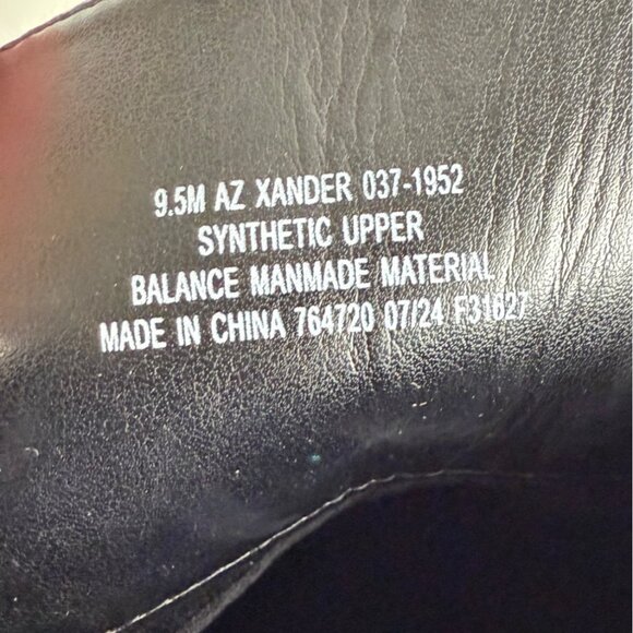 Edgy Black Combat Ankle Boots Sz 9.5 Chunky Lug Platform Front Zipper Biker Goth - Picture 8 of 16